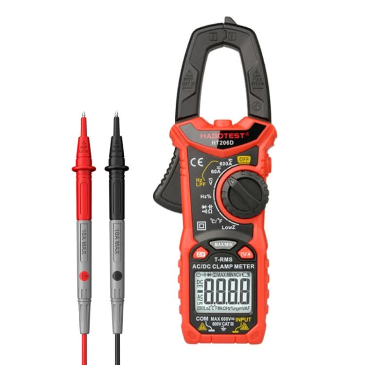 HABOTEST HT206D Clamp Type High Precision Digital Multimeter My Store