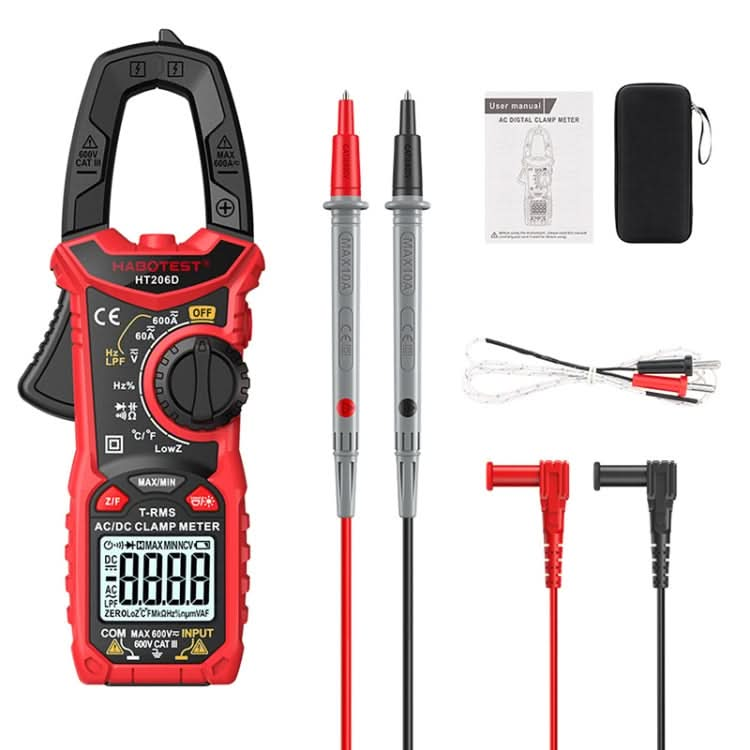 HABOTEST HT206D Clamp Type High Precision Digital Multimeter My Store