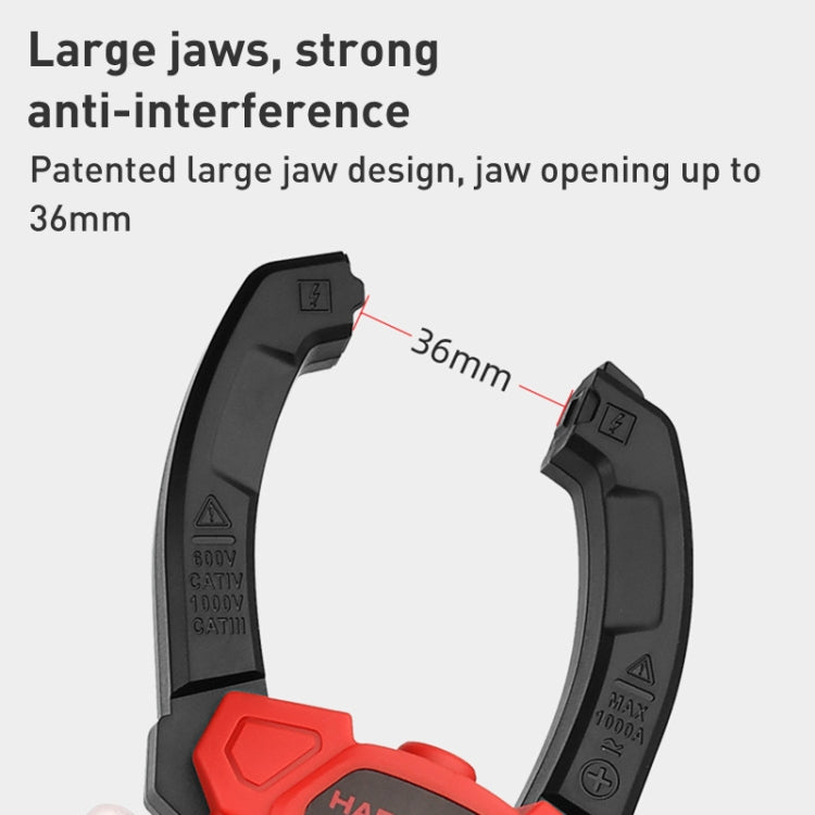HABOTEST HT208D 1000A Digital Clamp Multi-Function Burn-proof Universal Meter My Store