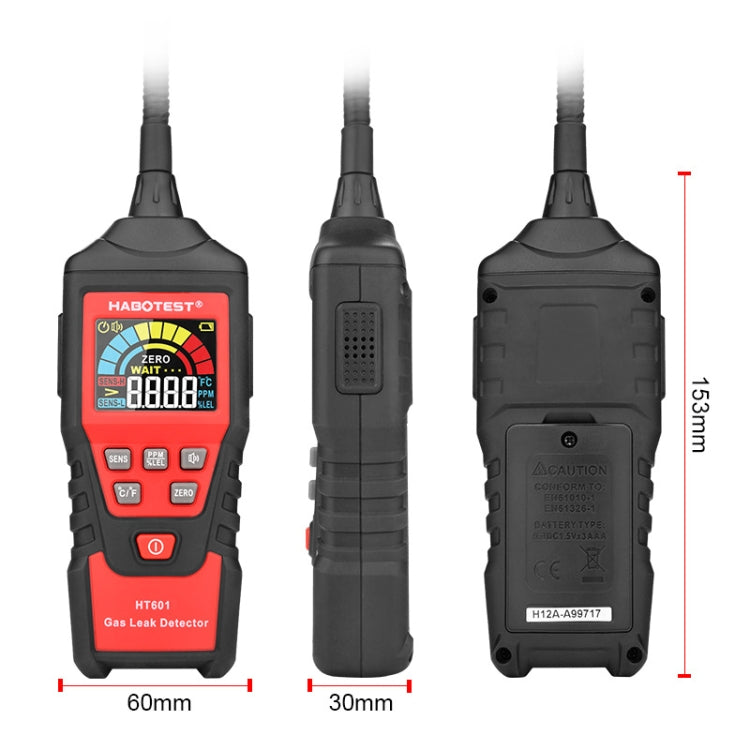 HABOTEST HT601A Combustible Gas Detector Thousand Battery Model My Store