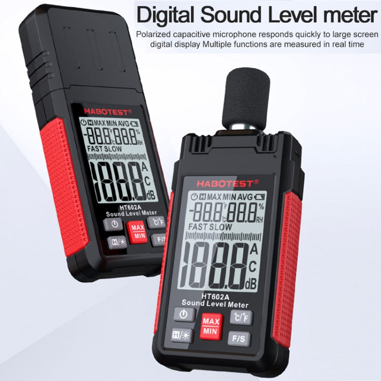 HABOTEST HT602A Multifunctional Digital Display Noise Decibel Tester ÎҵÄÉ̵ê