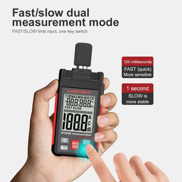 HABOTEST HT602B Multifunctional Digital Display Noise Decibel Tester My Store