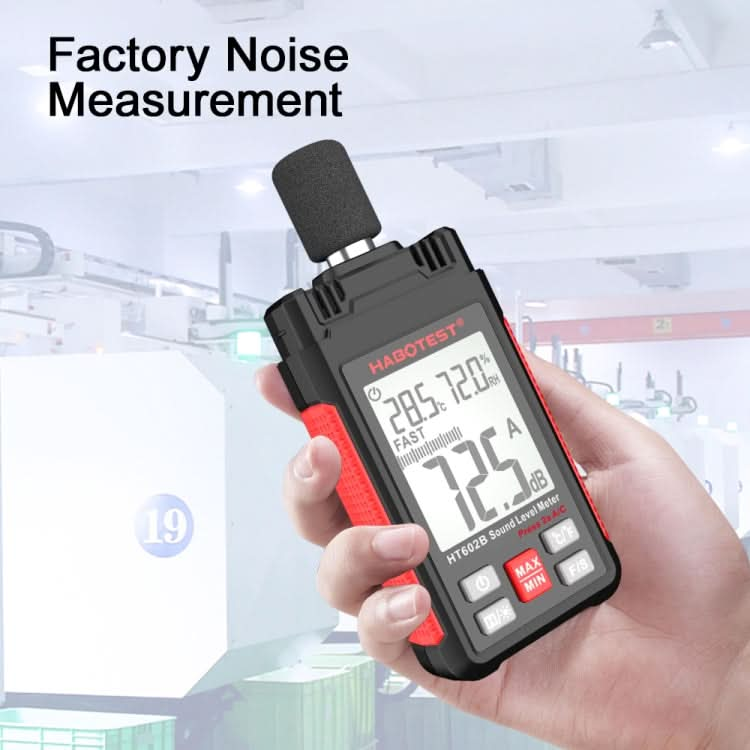 HABOTEST HT602B Multifunctional Digital Display Noise Decibel Tester My Store