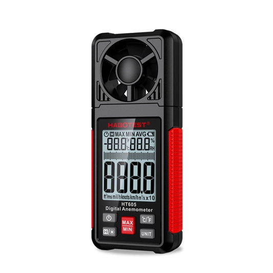 HABOTEST HT605 Portable Intelligent Digital Display Handheld Wind Speed Tester My Store