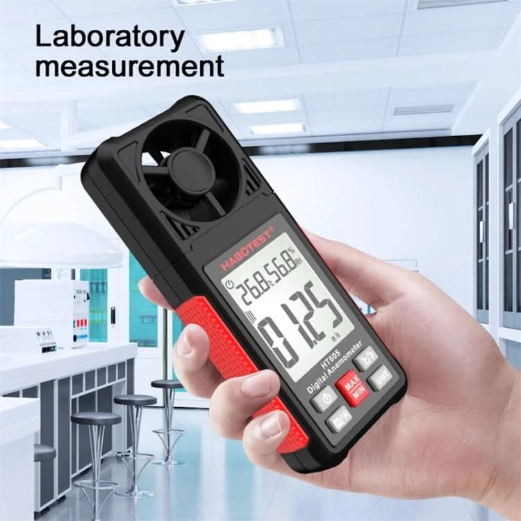 HABOTEST HT605 Portable Intelligent Digital Display Handheld Wind Speed Tester My Store