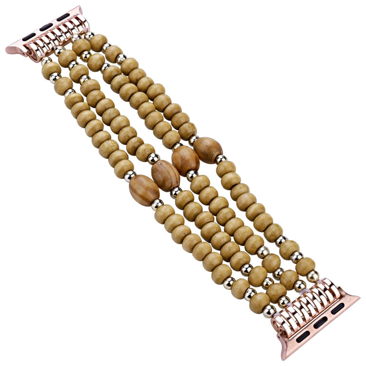 Wood Beads Watch Band