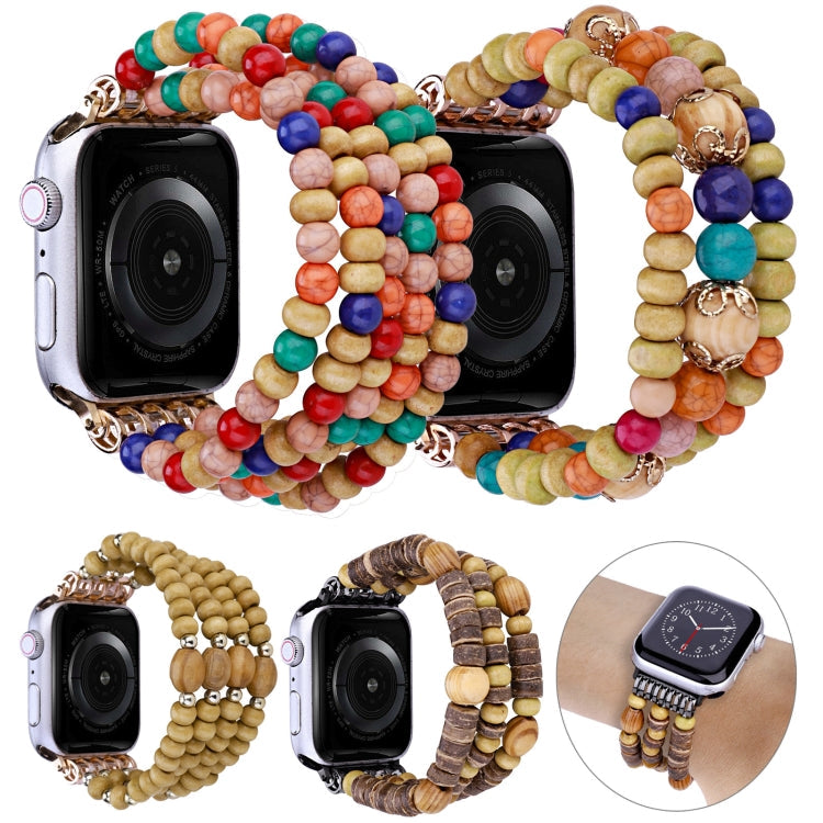 Wood Beads Watch Band