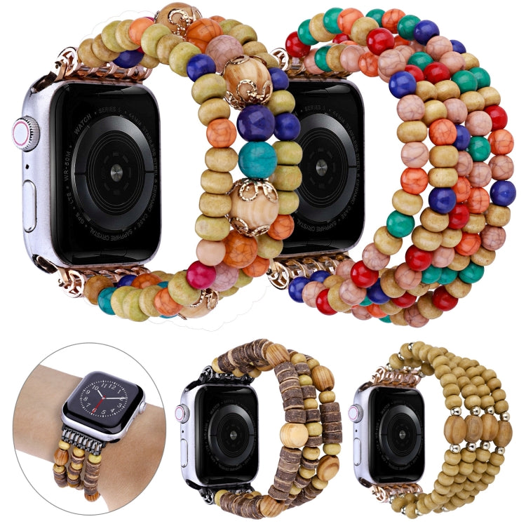 Wood Beads Watch Band