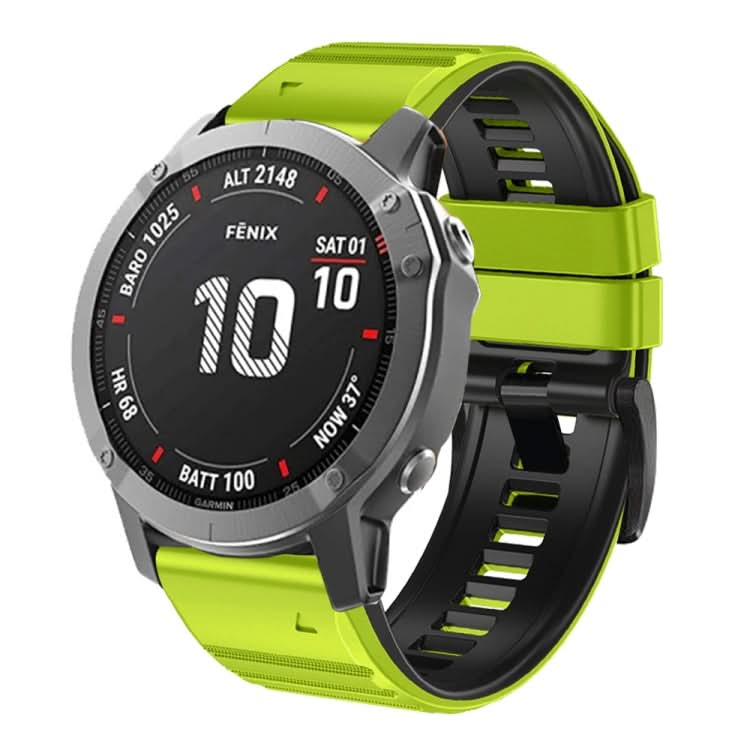 Two-Color Silicone Watch Band