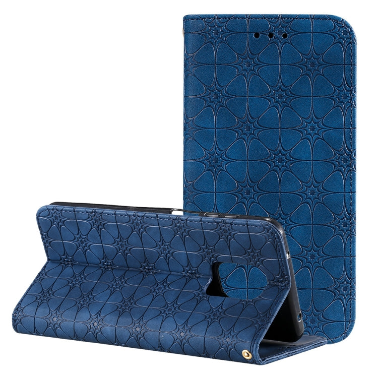 Lucky Flowers Embossing Pattern Magnetic Horizontal Flip Leather Case with Holder & Card Slots, Series 3 My Store