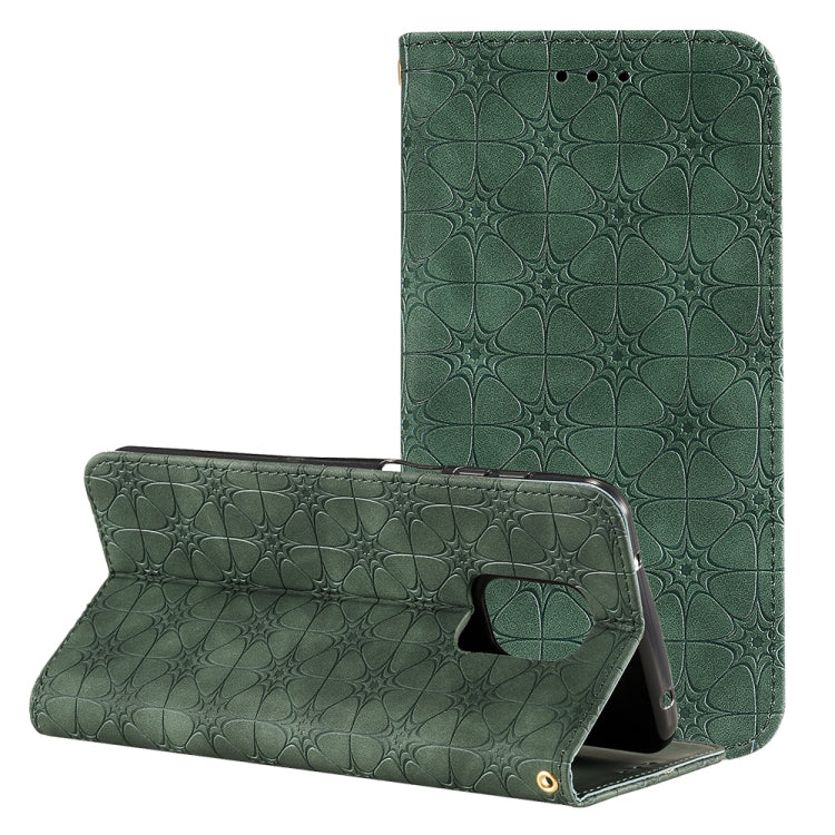 Lucky Flowers Embossing Pattern Magnetic Horizontal Flip Leather Case with Holder & Card Slots, Series 3 My Store