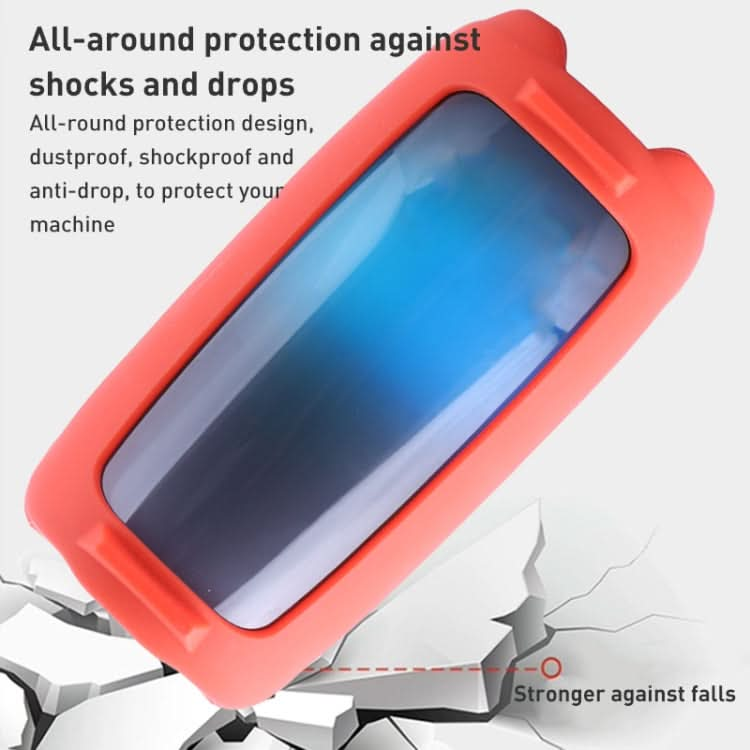 Colorful Light Effect Bluetooth Speaker Silicone Case with Shoulder Strap