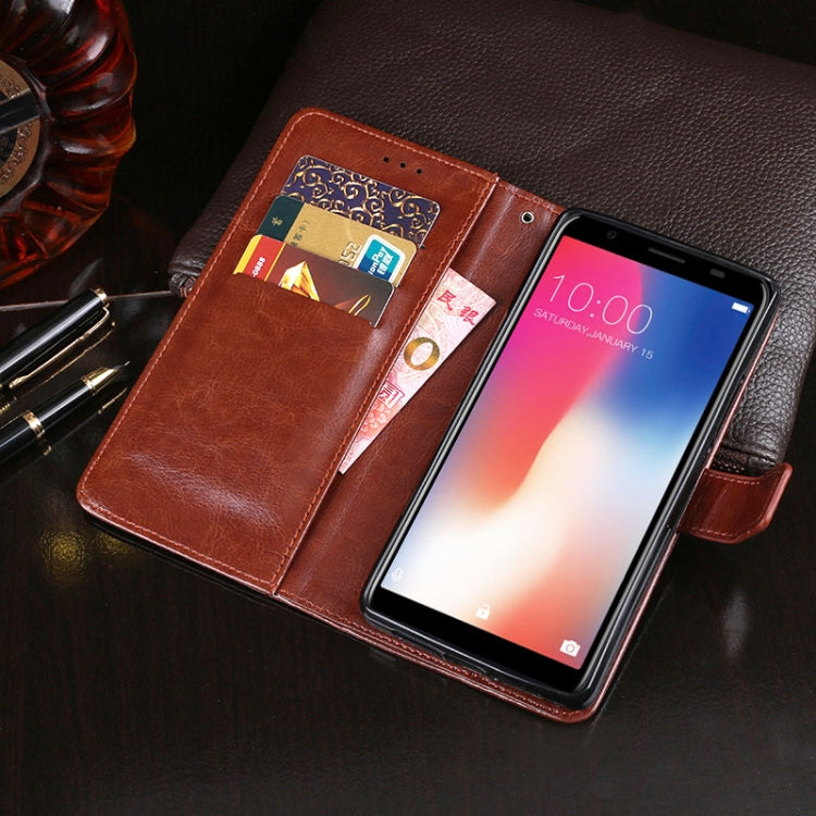 idewei  Crazy Horse Texture Horizontal Flip Leather Case with Holder & Card Slots & Wallet My Store