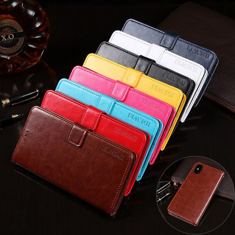 idewei  Crazy Horse Texture Horizontal Flip Leather Case with Holder & Card Slots & Wallet My Store