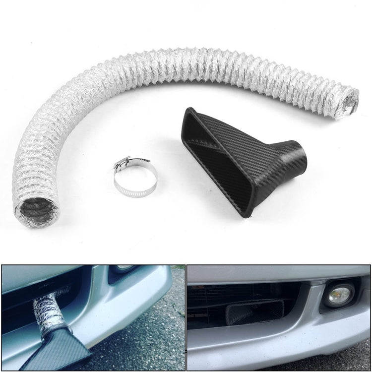 Car Modified Front Bumper Carbon Fiber Intake Pipe