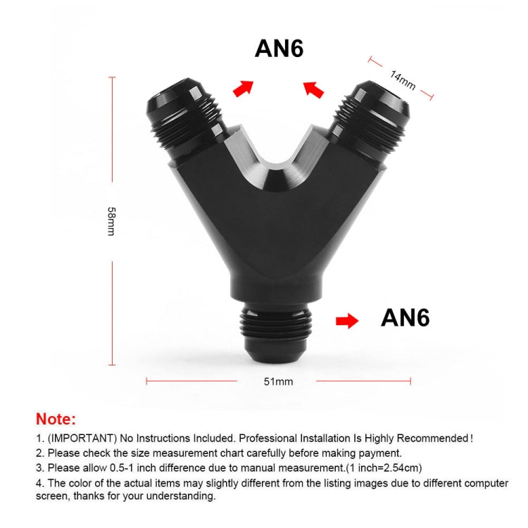 Car Modified Three-way Y-type Oil Pipe Joint Adapter ÎҵÄÉ̵ê