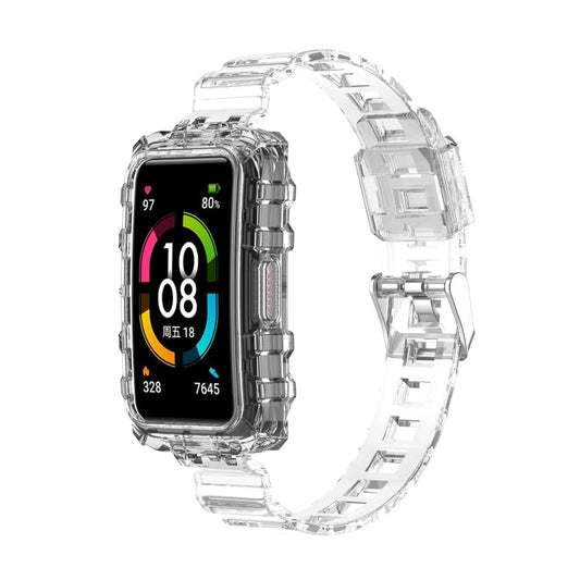 Integrated Transparent Silicone Watch Band