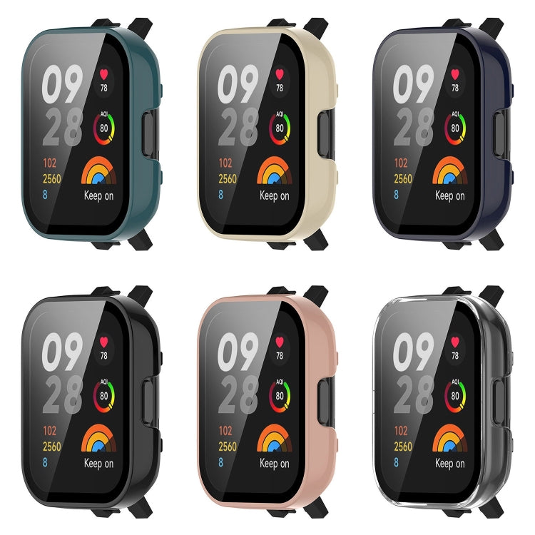 PC + Tempered Film Integrated Watch Protective Case