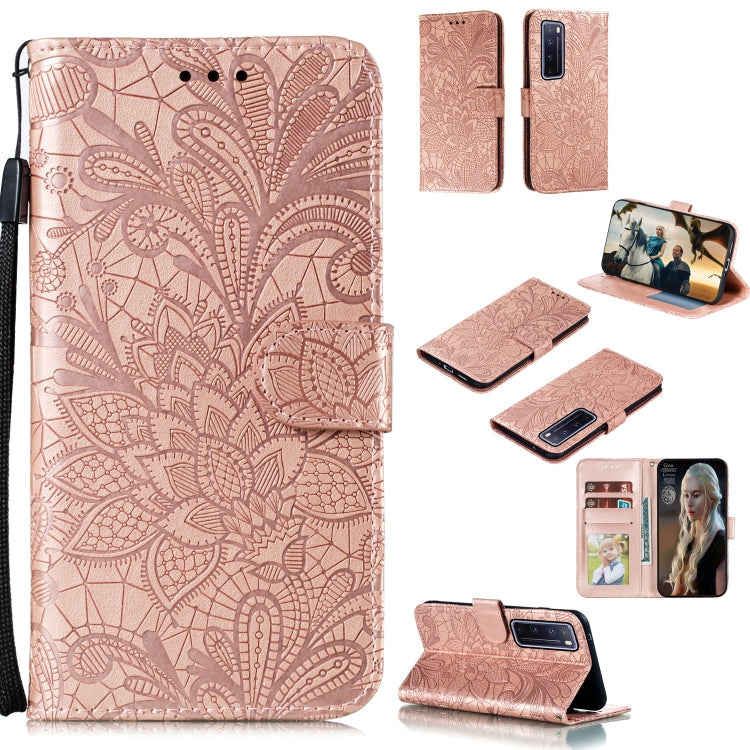 Lace Flower Embossing Pattern Horizontal Flip Leather Case , with Holder & Card Slots & Wallet & Photo Frame & Lanyard, Series 1 My Store