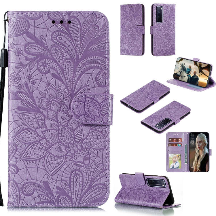 Lace Flower Embossing Pattern Horizontal Flip Leather Case , with Holder & Card Slots & Wallet & Photo Frame & Lanyard, Series 1 My Store