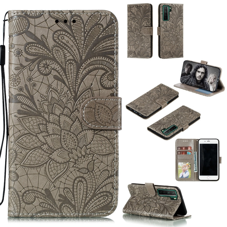 Lace Flower Embossing Pattern Horizontal Flip Leather Case , with Holder & Card Slots & Wallet & Photo Frame & Lanyard, Series 1 My Store