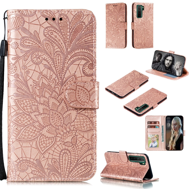 Lace Flower Embossing Pattern Horizontal Flip Leather Case , with Holder & Card Slots & Wallet & Photo Frame & Lanyard, Series 1 My Store