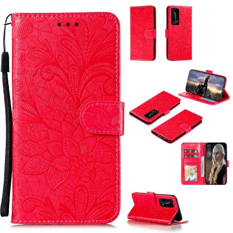 Lace Flower Embossing Pattern Horizontal Flip Leather Case , with Holder & Card Slots & Wallet & Photo Frame & Lanyard, Series 2