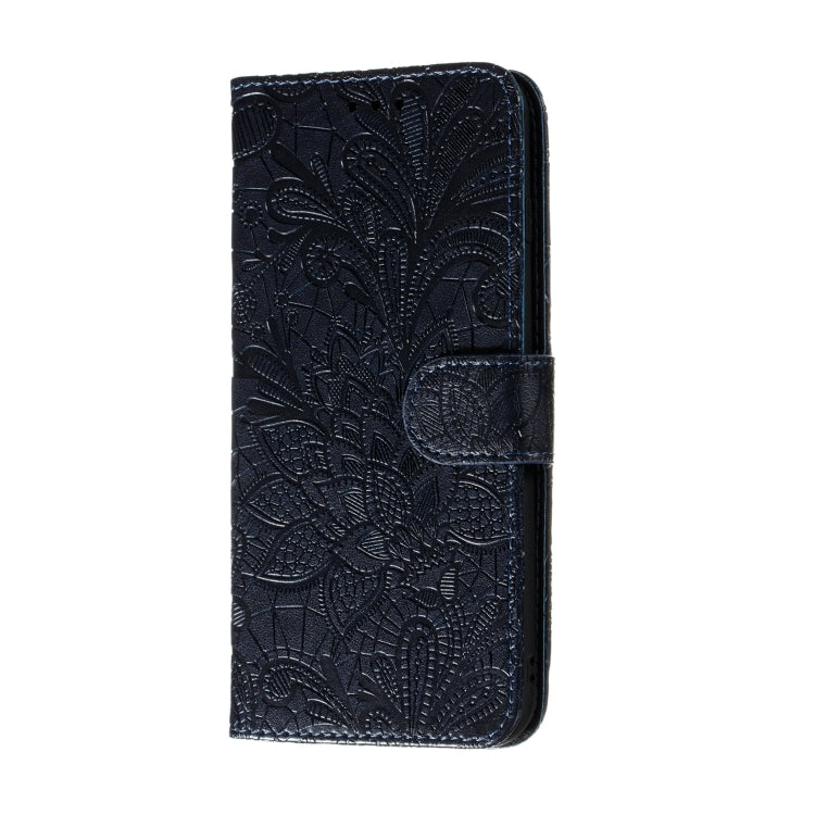 Lace Flower Embossing Pattern Horizontal Flip Leather Case , with Holder & Card Slots & Wallet & Photo Frame & Lanyard, Series 3