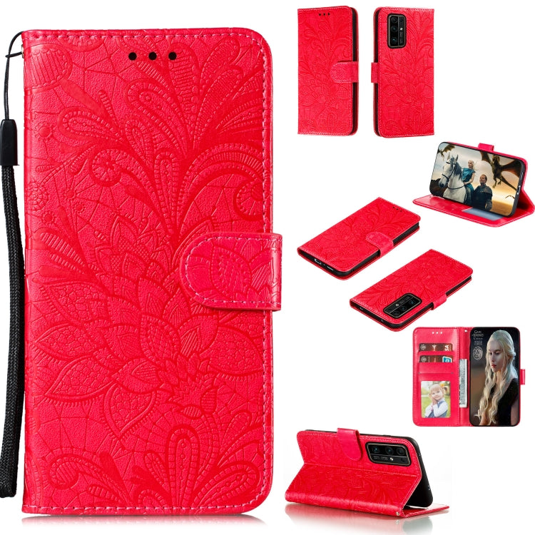 Lace Flower Embossing Pattern Horizontal Flip Leather Case , with Holder & Card Slots & Wallet & Photo Frame & Lanyard, Series 3