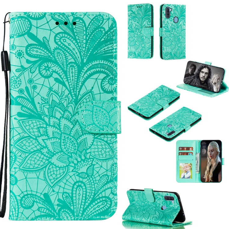 Lace Flower Embossing Pattern Horizontal Flip Leather Case , with Holder & Card Slots & Wallet & Photo Frame & Lanyard, Series 3