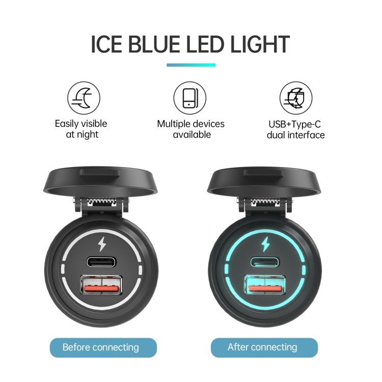 ZH-1786A1 QC3.0 USB-A + Type-C Dual Interface Car Charger ÎҵÄÉ̵ê