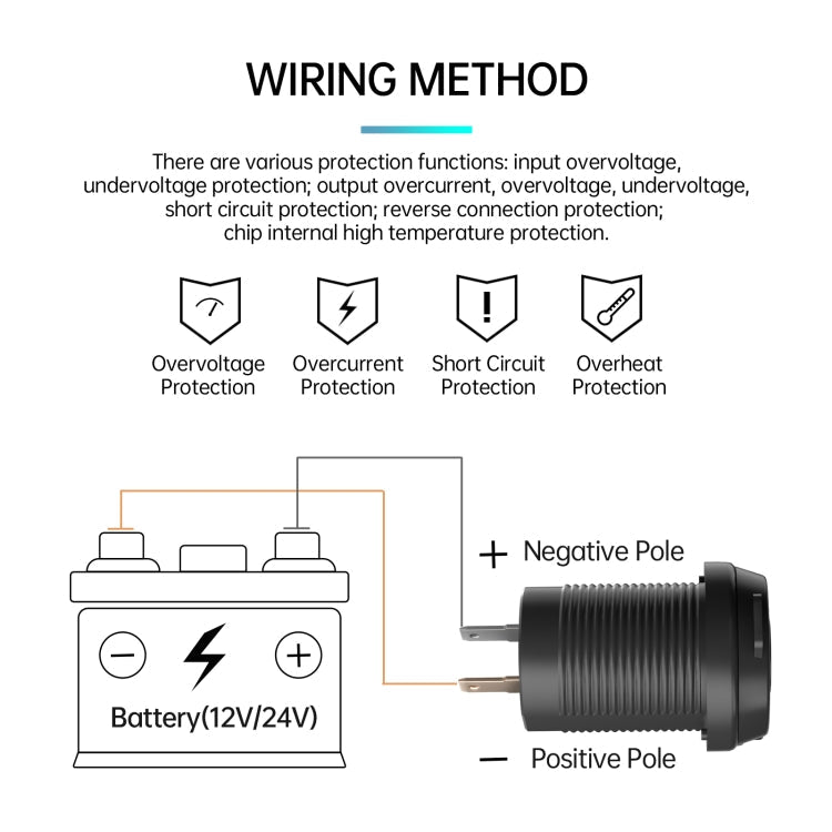 ZH-1786A1 QC3.0 USB-A + Type-C Dual Interface Car Charger ÎҵÄÉ̵ê