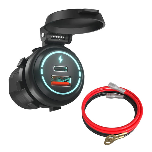 ZH-1786A2 QC3.0 USB-A + Type-C Dual Interface Car Charger, Cable Length: 60cm ÎҵÄÉ̵ê