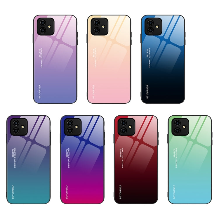 For Honor Play6C Gradient Color Glass Phone Case My Store