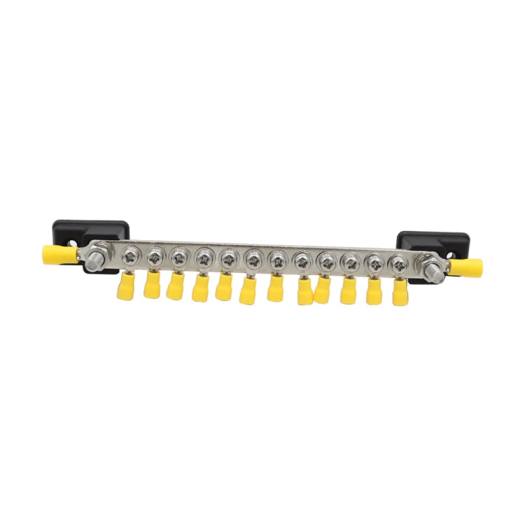 CP-3051 150A 12-48V RV Yacht 12-way Busbar with 14pcs Terminals