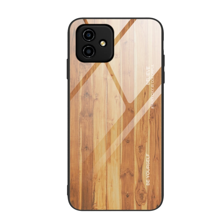 For Honor Play6C Wood Grain Glass Phone Case My Store