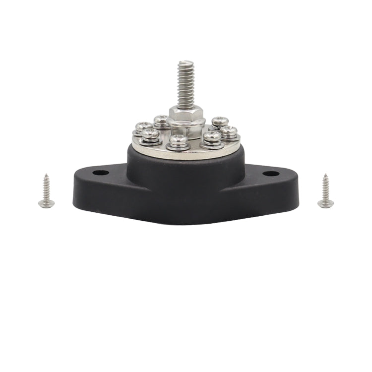 1/4 inch M6 RV Yacht 8-way Terminal Stud with 2 M5x20 Screws