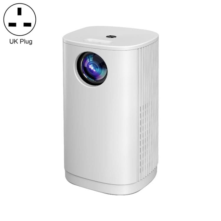 T1 480x360 800 Lumens Portable Mini LED Projector, Specification:UK Plug My Store