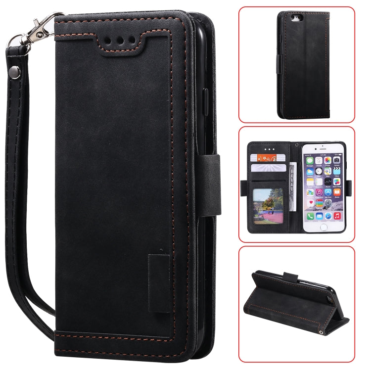 Retro Splicing Horizontal Flip Leather Case with Card Slots & Holder & Wallet My Store