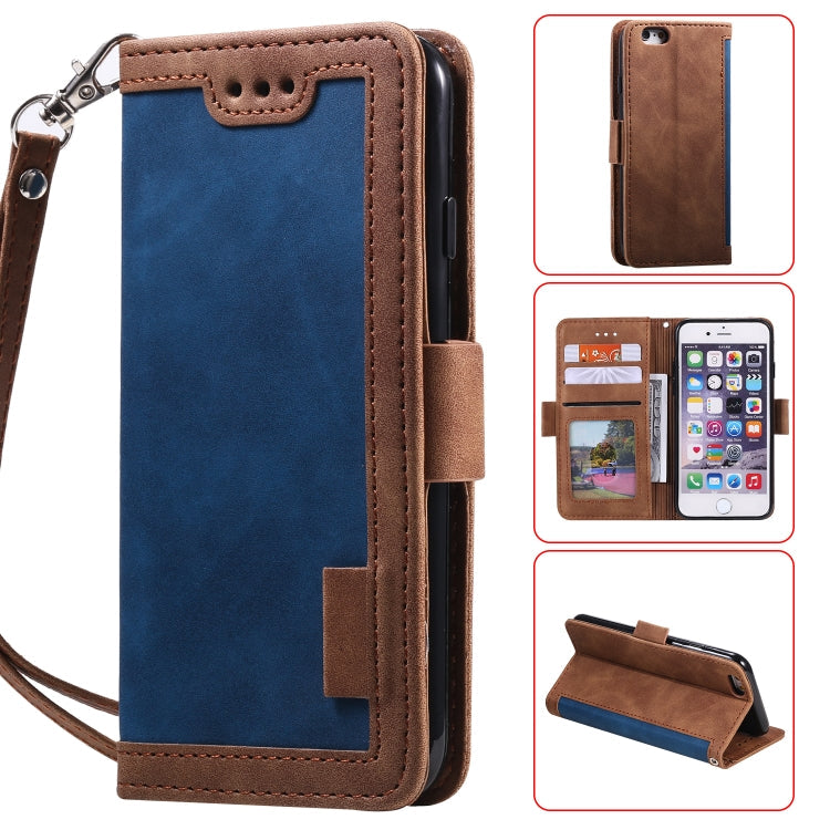 Retro Splicing Horizontal Flip Leather Case with Card Slots & Holder & Wallet My Store