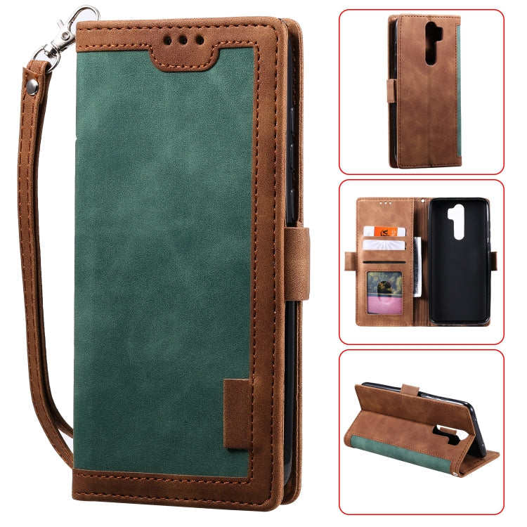 Retro Splicing Horizontal Flip Leather Case with Card Slots & Holder & Wallet My Store