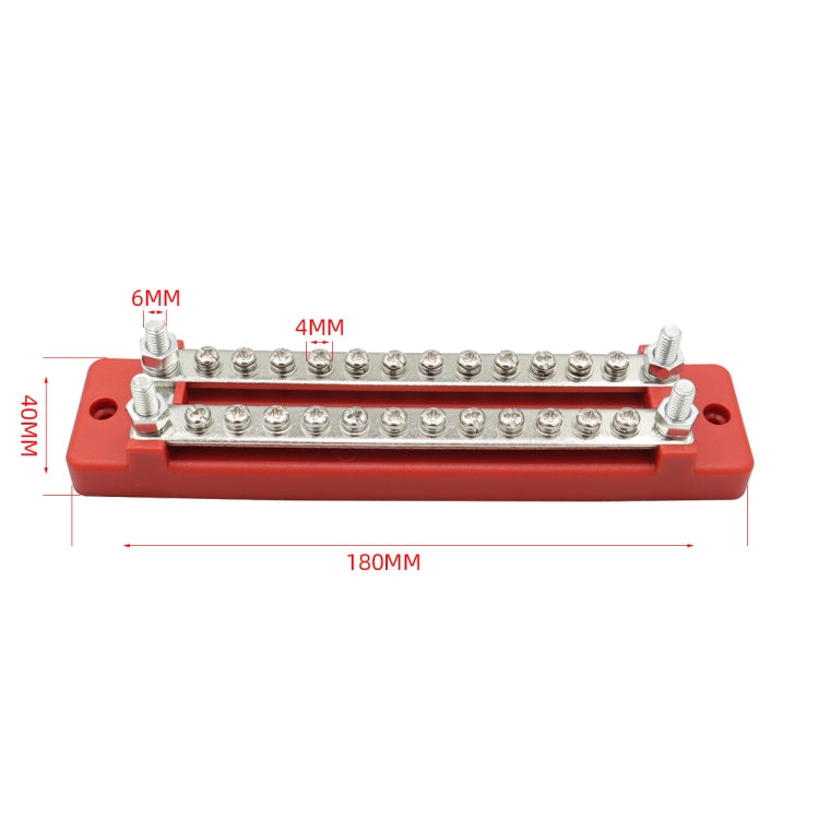 CP-3109-02 150A 12-48V RV Yacht Double-row 12-way Busbar