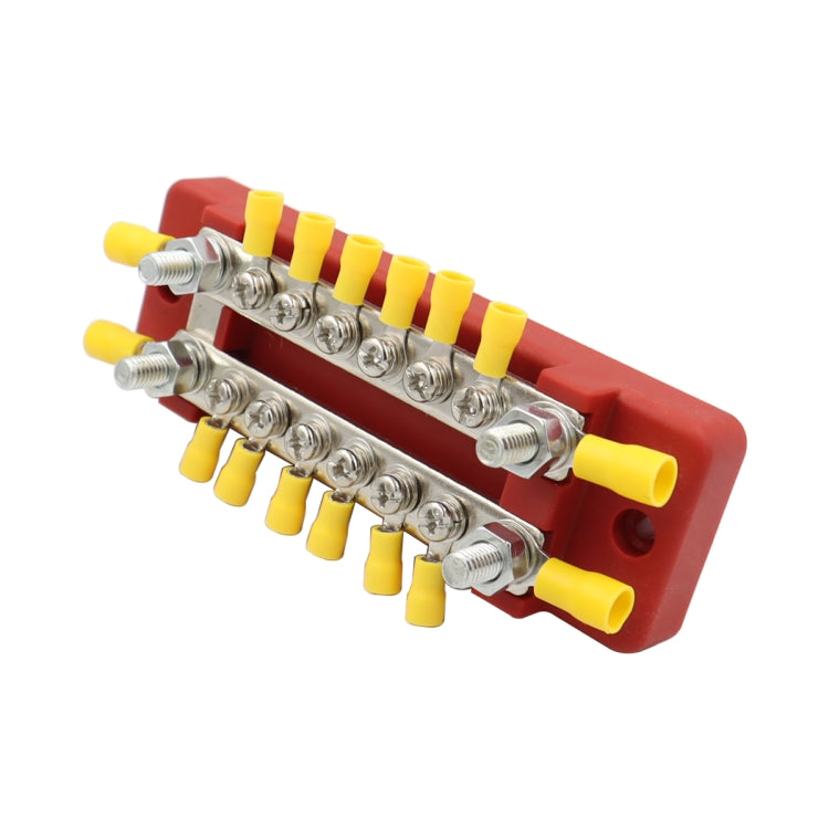 CP-3114 1 Pair 150A 12-48V RV Yacht Double-row 6-way Busbar with 32pcs Terminals ÎҵÄÉ̵ê