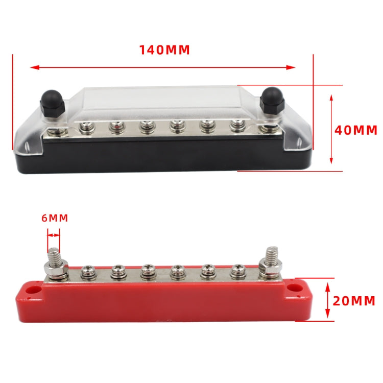 1 Pair Power Distribution Block Terminal Studs with Terminals