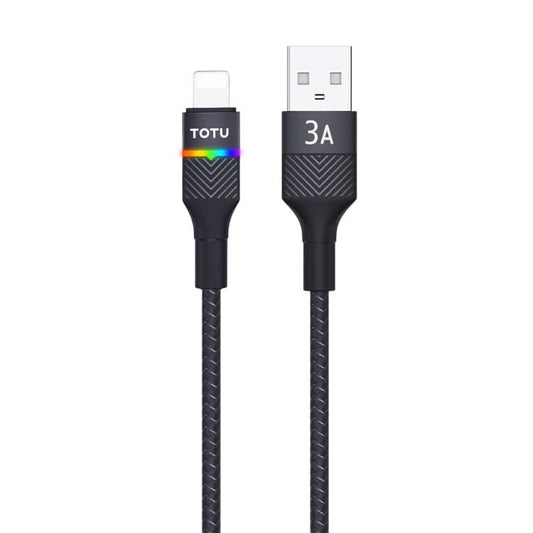 TOTU BL-016 Journey Series USB to 8 Pin Colorful Breathing Light Data Cable