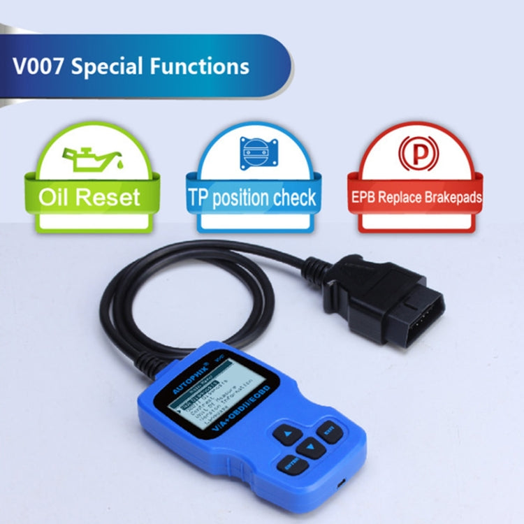 Autophix V007 Car OBD II Scanner Fault Analyzer ÎҵÄÉ̵ê