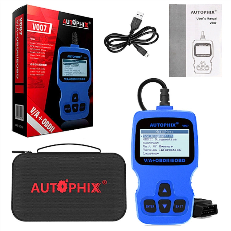 Autophix V007 Car OBD II Scanner Fault Analyzer