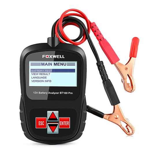 FOXWELL BT100Pro 12V Car Battery Detector Fault Diagnosis Tool