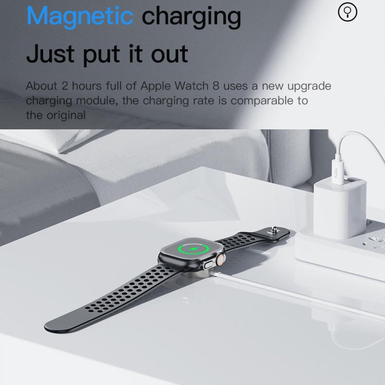 TOTUDESIGN CACW-073 USB-C / Type-C Watch Braided Wire Magnetic Charger