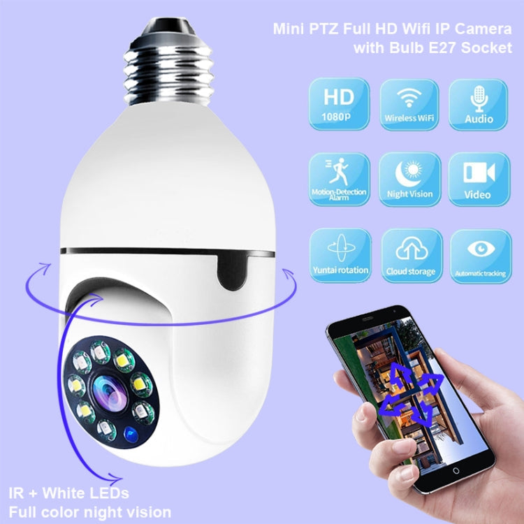 ESCAM 2.0MP 1080P Light Bulb WiFi Camera, Support IR Night Vision / Motion Detection / Two-way Voice Reluova